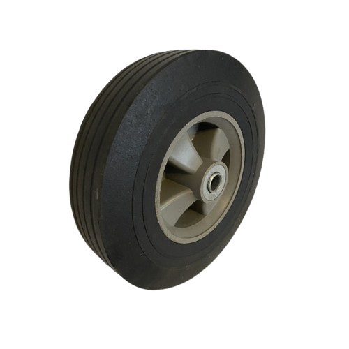 Roata liza 200 mm, 8 toli, bandajul din cauciuc pentru transpaleti
