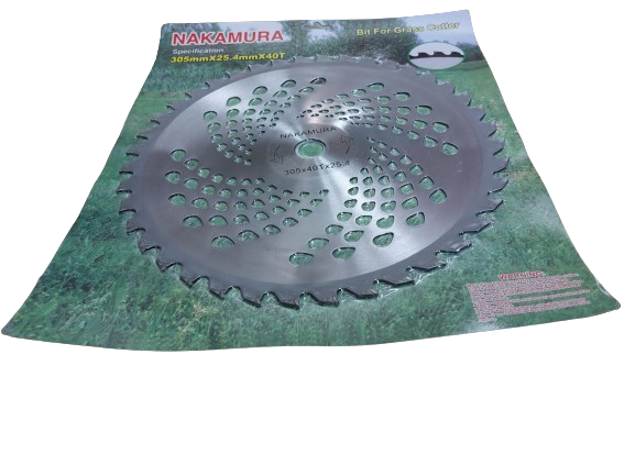 Disc motocoasa ondulat, concav cu forma de farfurie, dinti vidia, 305 x 25.4 mm x 40T