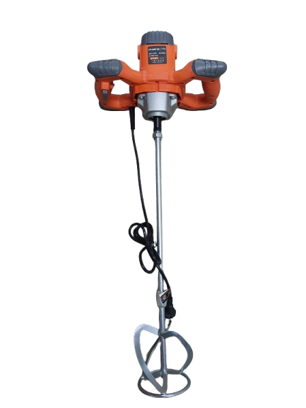 Amestecator electric, mixer pentru mortar/adeziv/vopsea, portocaliu Haina