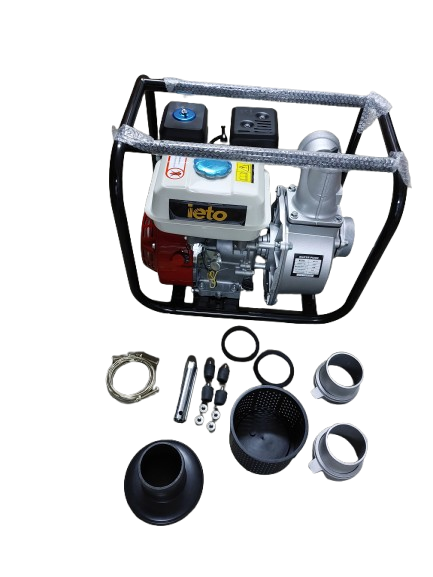 Motopompa apa pe benzina WP-20, 3600 RPM, Diametru intrare/refulare 2 toli, H.max 28 m, 600 L / min