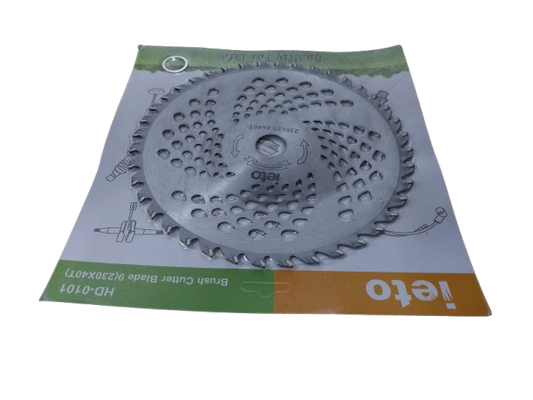 Disc motocoasa ondulat, concav cu forma de farfurie, 230 mm x 25.4 mm x 40T
