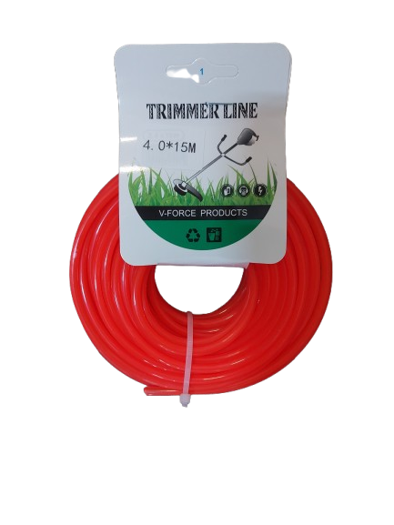 Fir rotund pentru trimmer / motocoasa, Grosime 4 mm, Lungime 15 m