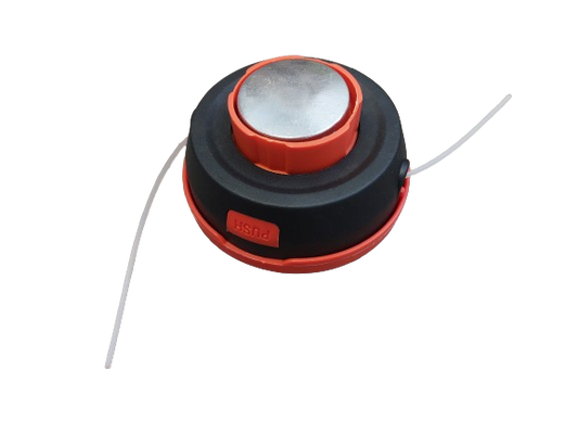 Cap tambur cu fir, mosor motocoasa negru-portocaliu cu buton aluminiu