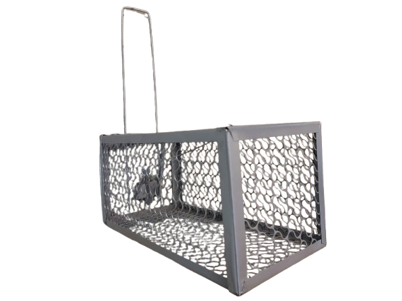Capcana metalica pentru soareci, rozatoare, taratoare, sobolani, 235 x 115 x 115 mm