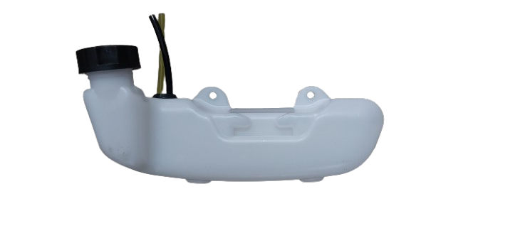 Rezervor motocoasa cu gat pe lateral