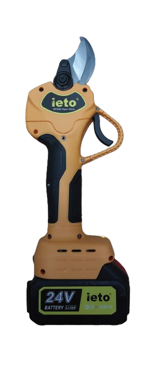 Foarfeca electrica pentru gradinarit cu 2 acumulatori, afisaj digital, 600W, 295x10x72 mm
