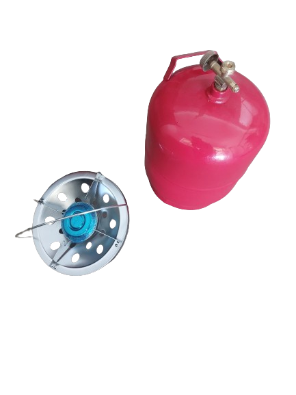 Butelie voiaj / camping cu arzator, Greutate 5 kg, Capacitate 7 litri, rosie