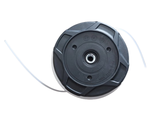 Cap tambur cu fir, mosor motocoasa Autocut C 26 - 2, alb cu buton negru