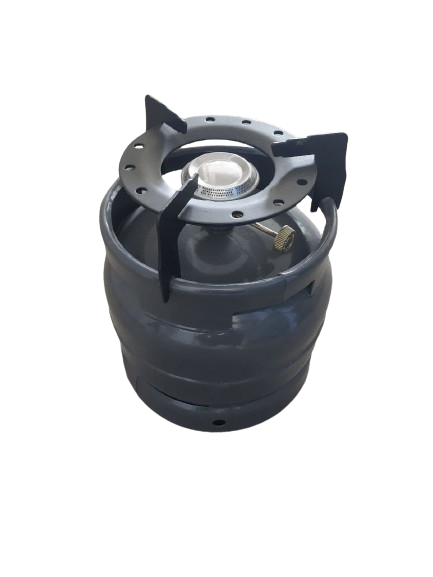 Butelie voiaj / camping cu arzator, 7kg, gri