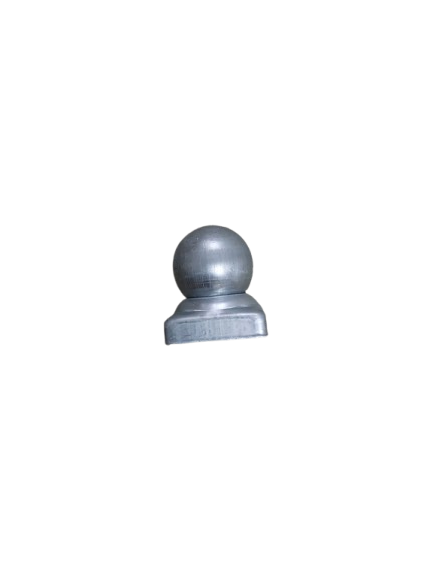 Capac din tabla pentru protectie tevi, baza patrata, 50 x 50 mm