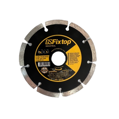 Disc diamantat taiat beton Fixtop, 125 x 7.5 x 22.23 mm