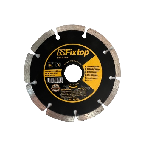Disc diamantat taiat beton Fixtop, 125 x 7.5 x 22.23 mm