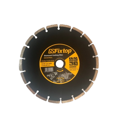Disc diamantat taiat beton Fixtop, 230 x 7.5 x 22.2 mm