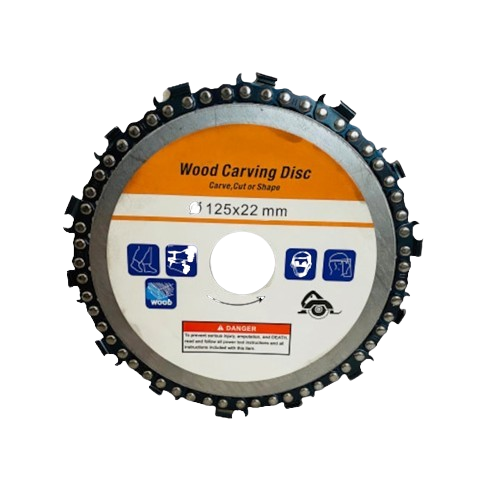 Disc pentru lemn cu lant de drujba, 125 x 22 mm