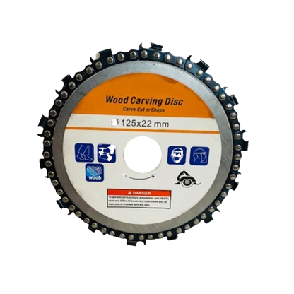 Disc pentru lemn cu lant de drujba, 125 x 22 mm