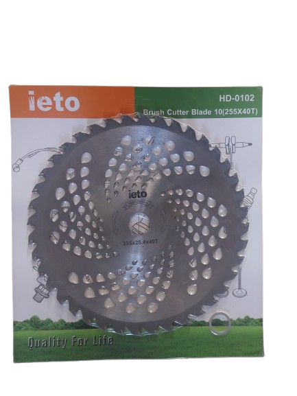Disc motocoasa ondulat, concav cu forma de farfurie, 255 x 25.4 mm x 40T Ieto