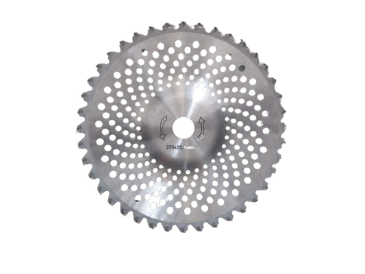 Disc motocoasa ondulat, concav cu forma de farfurie, 255 mm x 40T