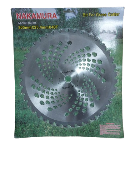 Disc motocoasa ondulat, concav cu forma de farfurie, dinti vidia, 305 x 25.4 mm x 40T