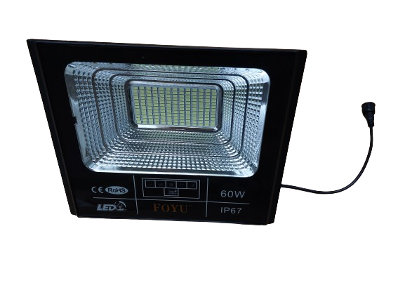 Lampa proiector led cu senzor miscare, incarcare cu panou solar