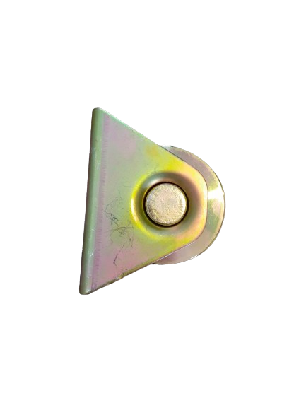 Rola poarta culisanta galben cu profil V 70mm