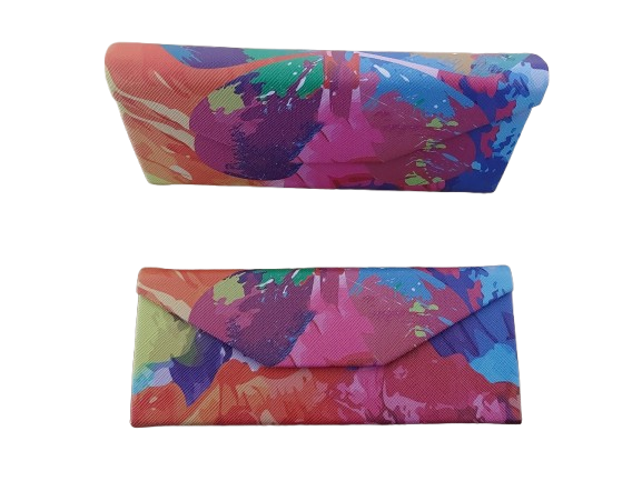 Toc ochelari triunghiular, multicolorat