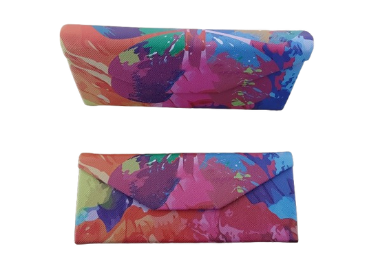 Toc ochelari triunghiular, multicolorat