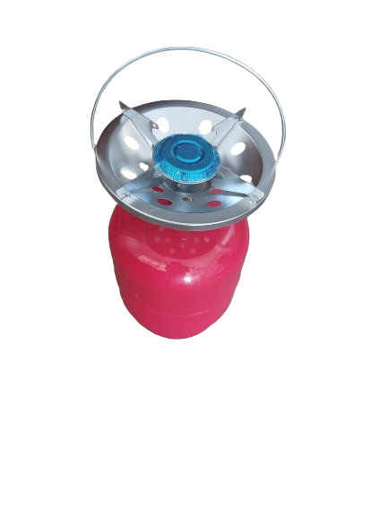 Butelie voiaj / camping cu arzator, Greutate 3 kg, Capacitate 5 litri, rosie
