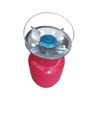 Butelie voiaj / camping cu arzator, Greutate 3 kg, Capacitate 5 litri, rosie