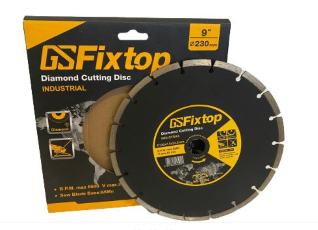 Disc diamantat taiat beton Fixtop, 230 x 7.5 x 22.2 mm