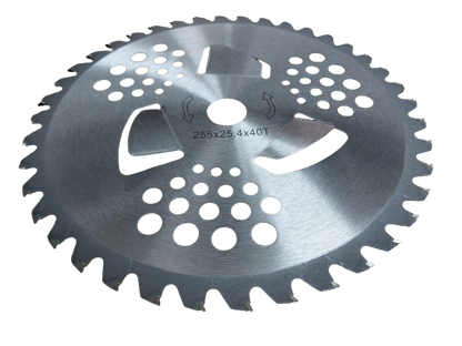 Disc motocoasa cu aripioare, 255 x 25.4 mm x 40T