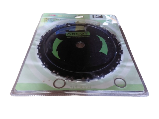 Disc motocoasa drept cu lant de drujba, 230 x 25.4 mm x 20T