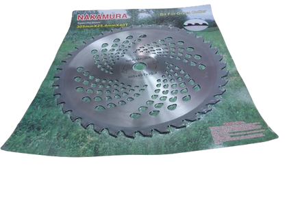 Disc motocoasa ondulat, concav cu forma de farfurie, dinti vidia, 305 x 25.4 mm x 40T