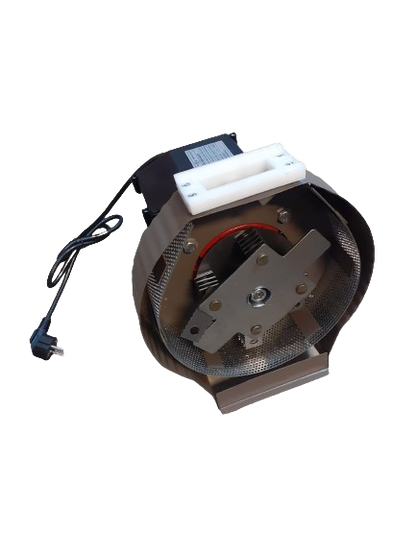 Moara cereale electrica, 4.2 kw, cuva mare inaltata rosie, 3 kg / min, 4200 rpm, 5 site, Dimensiuni 350x295x515