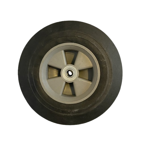 Roata liza 200 mm, 8 toli, bandajul din cauciuc pentru transpaleti