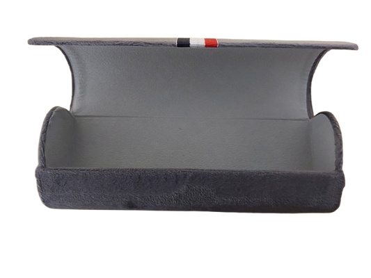 Toc ochelari, material catifelat, gri