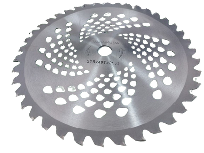 Disc motocoasa ondulat, concav cu forma de farfurie, dinti vidia, 305 x 25.4 mm x 40T