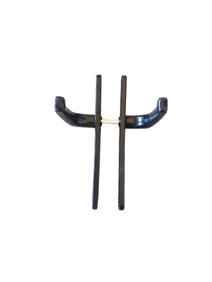 Set manere termopan, broasca 85 x 20 mm, butuc negru 60 mm