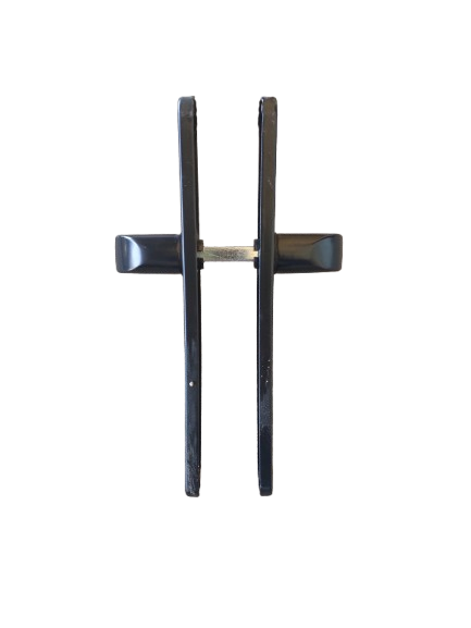 Set manere termopan, broasca 85 x 20 mm, butuc negru 60 mm