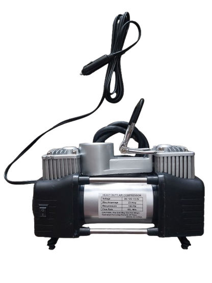 Compresor auto trusa neagra , 12V - 13.5V, 10 Bari, 150 PSI, 23 Amp, 85L / min