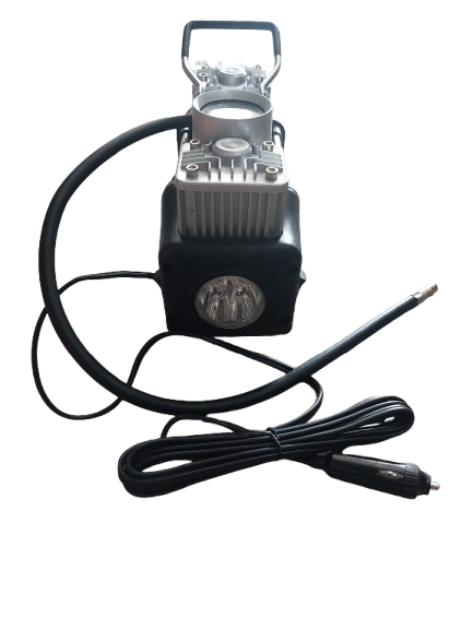 Compresor auto trusa rosie , 12V - 13.5V, 10 Bari, 150 PSI, 23 Amp, 85L / min, accesorii incluse