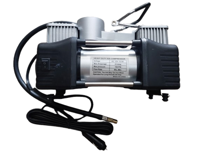 Compresor auto trusa rosie , 12V - 13.5V, 10 Bari, 150 PSI, 23 Amp, 85L / min, accesorii incluse