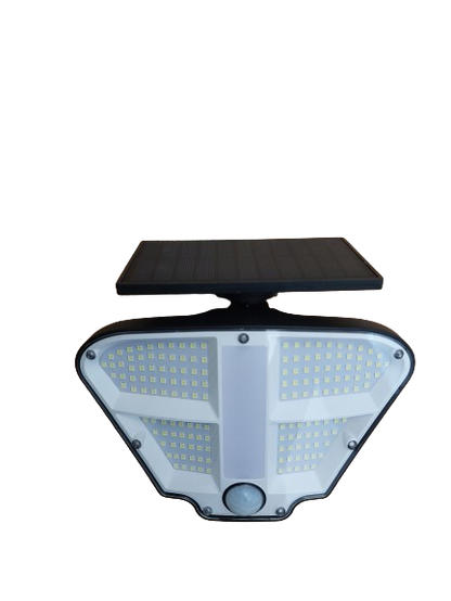 Lampa led exterior, senzor miscare, panou solar integrat, 3 moduri iluminare, reglabila