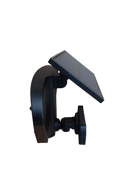 Lampa led exterior, senzor miscare, panou solar integrat, 3 moduri iluminare, reglabila