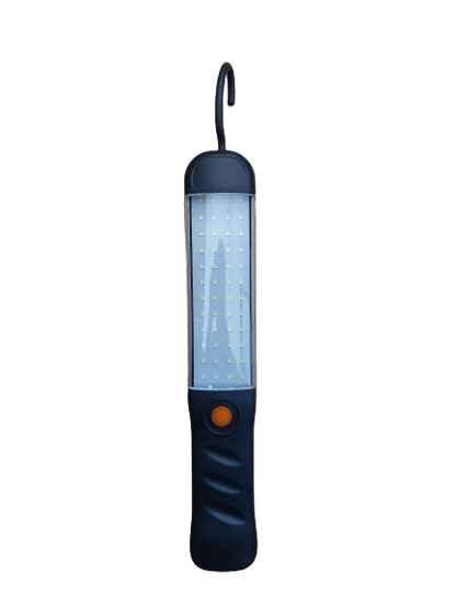 Lampa de lucru LED cu acumulator, rotativa, portabila, magnetica, cu carlig, incarcare USB
