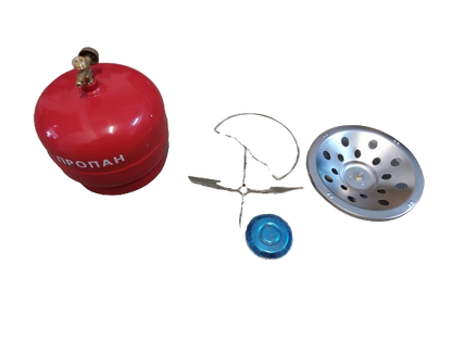 Butelie voiaj / camping cu arzator, Greutate 2 kg, Capacitate 3 litri