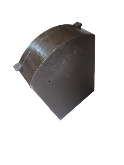 Cutie postala metalica, Maro, 255 x 90 x 410 mm