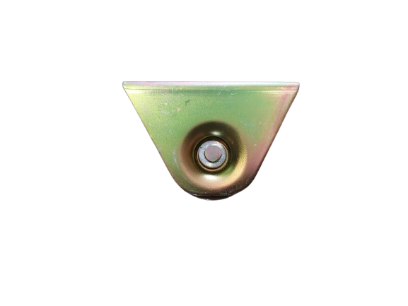 Rola poarta culisanta galben cu profil V, 40mm