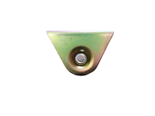 Rola poarta culisanta galben cu profil V, 40mm