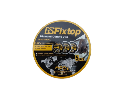 Disc diamantat taiat beton Fixtop, 115 x 7.5 x 22.2 mm