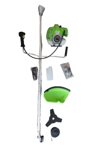 Motocoasa pe benzina cu accesorii incluse, 4.2 kW, 5.6HP, 52 CC, 9000 RPM